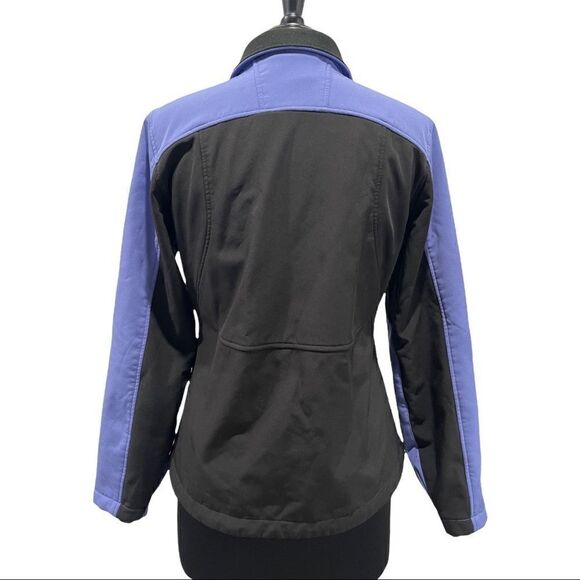 𝅺free Country Purple And Black Softshell Jacket Sz S - Picture 7 of 16